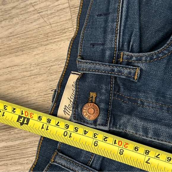 Madewell Women's 10” High Rise Roadtripper Dark Blue Skinny Jeans - Picture 7 of 8